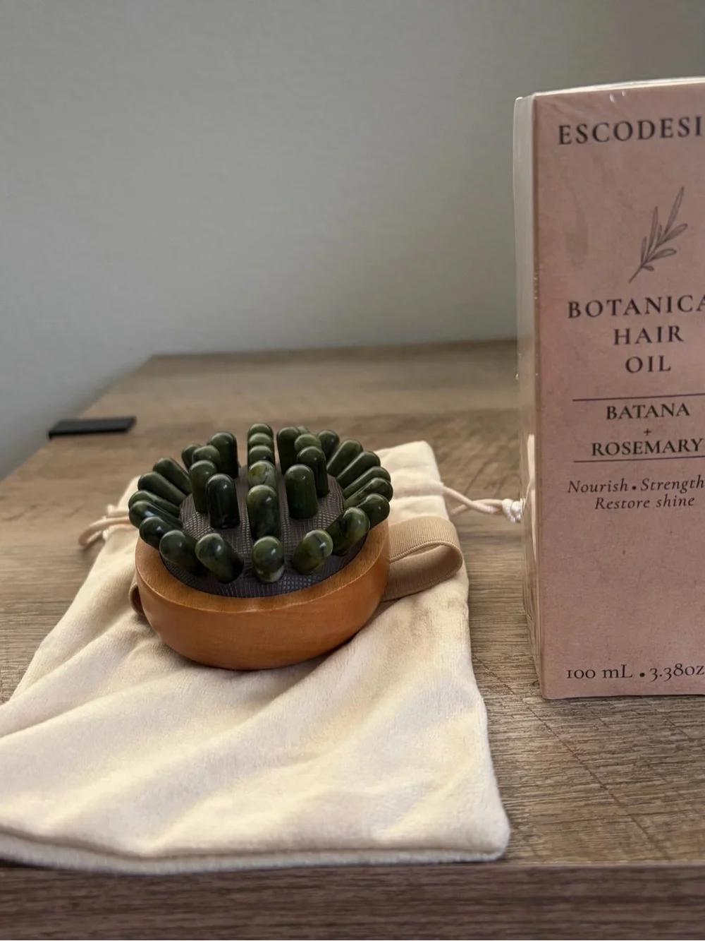 Jade Massager & Hair Oil